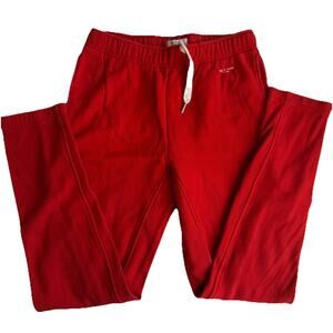 Rag & Bone Jogger Sweatpants Womens Small Red Elastic Waist Cotton Casual